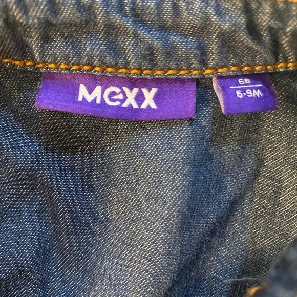 Mexx 6-9 Months Baby Girl cowgirl dress with tiered ruffles - Picture 5 of 8